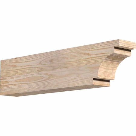 Ekena Millwork Mediterranean Smooth Rafter Tail, Douglas Fir, 3 1/2"W x 6"H x 24"L RFT04X06X24MED00SDF